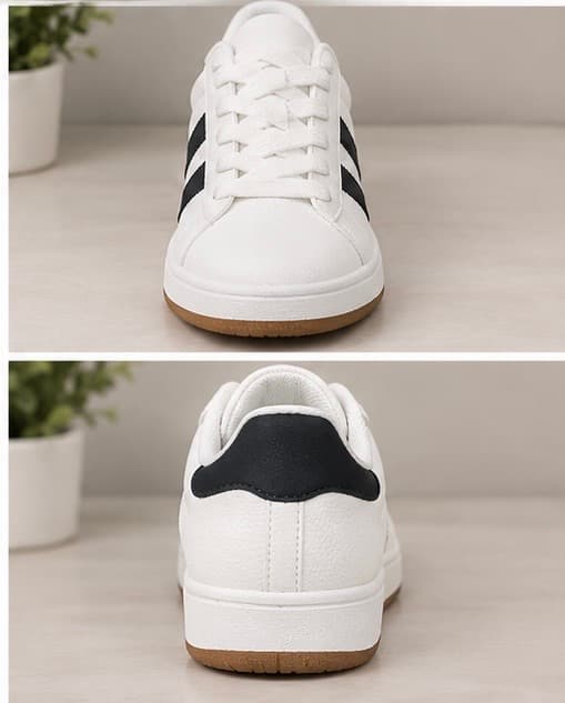 Sneakers άσπρο/ μαύρο 